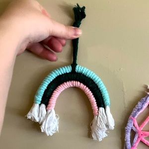 Mini rainbow wall hanger